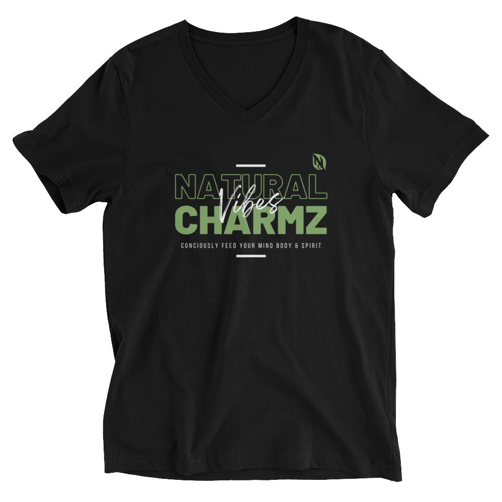 V-Neck Tee - Natural Vibes Tee